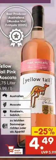 Netto Marken-Discount Yellow tail pink moscato Angebot