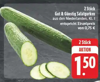 Edeka Gut & günstig salatgurken Angebot