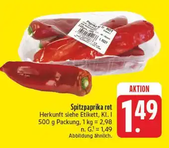 Edeka Spitzpaprika rot Angebot