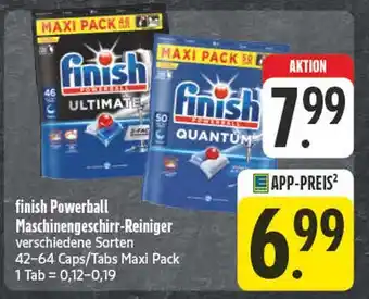 Edeka Finish powerball maschinenengeschirr-reiniger Angebot