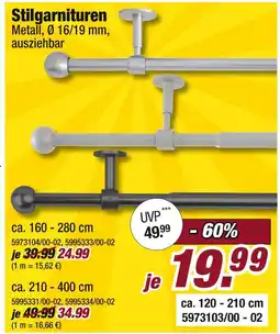 Poco Stilgarnituren metall Angebot