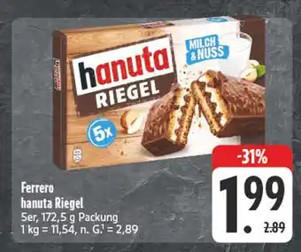 Edeka Ferrero hanuta riegel Angebot