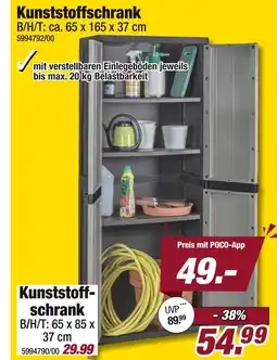 Poco Kunststoffschrank Angebot