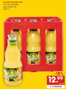 Netto Marken-Discount Amecke orangensaft Angebot