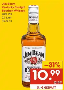Netto Marken-Discount Jim beam kentucky straight bourbon whiskey Angebot