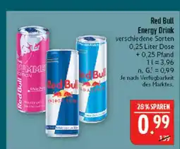 Marktkauf Red bull energy drink Angebot