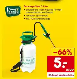 Netto Marken-Discount Living & garden drucksprüher 5 liter Angebot