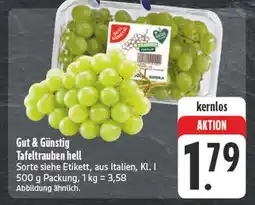 Edeka Gut & günstig tafeltrauben hell Angebot