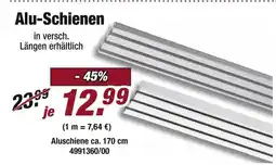 Poco Alu-schienen Angebot