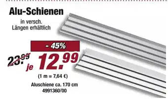 Poco Alu-schienen Angebot