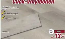 Poco Click-vinylboden eiche h.grau Angebot