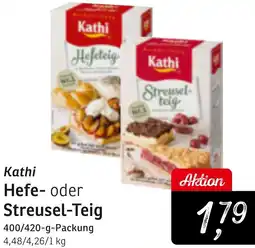 KONSUM Kathi Hefe- oder Streusel-Teig Angebot