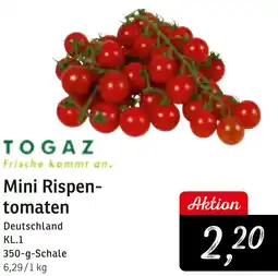 KONSUM TOGAZ Mini Rispentomaten Angebot