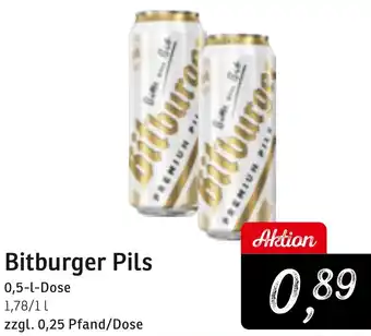 KONSUM Bitburger Pils Angebot