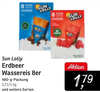 KONSUM Sun Lolly Erdbeer Wassereis 8er Angebot
