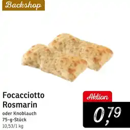 KONSUM Focacciotto Rosmarin Angebot