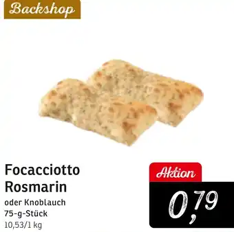 KONSUM Focacciotto Rosmarin Angebot