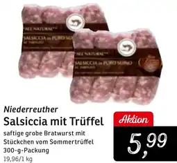 KONSUM Niederreuther Salsiccia mit Trüffel Angebot
