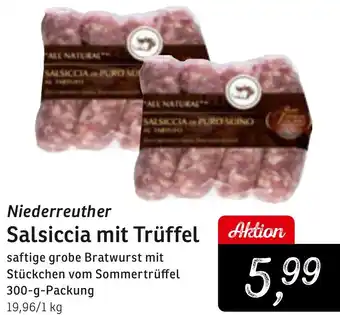 KONSUM Niederreuther Salsiccia mit Trüffel Angebot