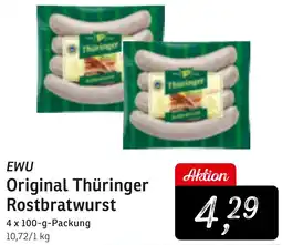 KONSUM EWU Original Thüringer Rostbratwurst Angebot
