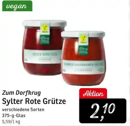 KONSUM Zum Dorfkrug Sylter Rote Grütze Angebot