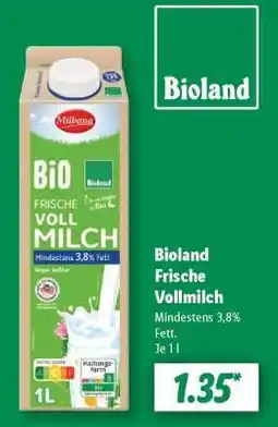 Lidl Bioland Frische Vollmilch Angebot