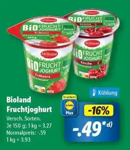 Lidl Bioland Fruchtjoghurt Angebot