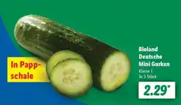 Lidl Bioland Deutsche Mini Gurken Angebot
