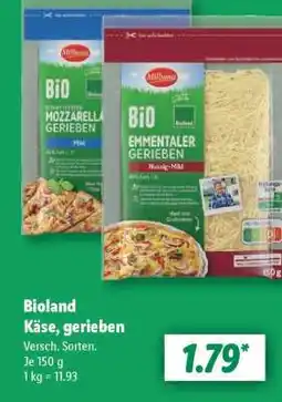 Lidl Bioland Käse, gerieben Angebot