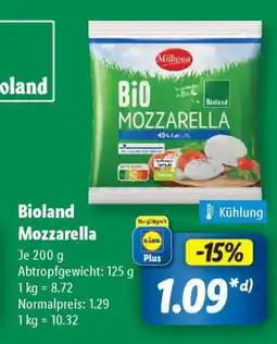 Lidl Bioland Mozzarella Angebot