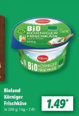 Lidl Bioland Körniger Frischkäse Angebot
