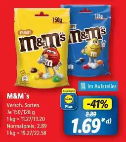 Lidl M&M’s Angebot