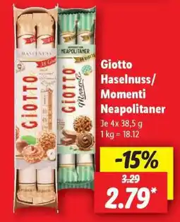Lidl Giotto Haselnuss/Momenti Neapolitaner Angebot