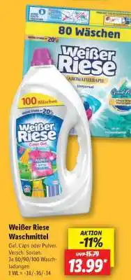 Lidl Weißer Riese Waschmittel Angebot