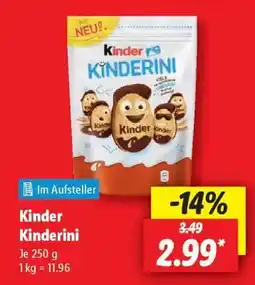 Lidl KINDER Kinderini Angebot
