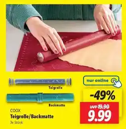 Lidl COOX Teigrolle/Backmatte Angebot