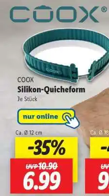 Lidl COOX Silikon-Quicheform Angebot