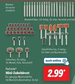 Lidl Parkside Mini-Zubehörset Angebot