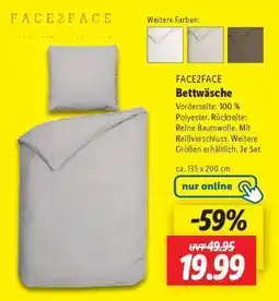 Lidl FACE2FACE Bettwäsche Angebot
