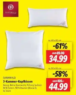 Lidl 3-Kammer- Kopfkissen Angebot