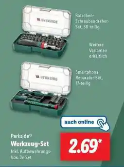 Lidl Parkside Werkzeug-Set Angebot