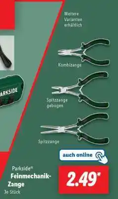 Lidl Parkside Feinmechanik-Zange Angebot