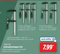 Lidl Parkside Schraubzwingen-Set Angebot
