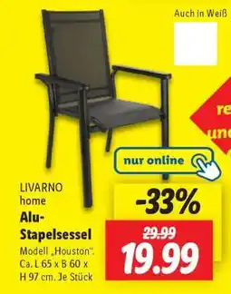 Lidl LIVARNO home Alu-Stapelsessel Angebot