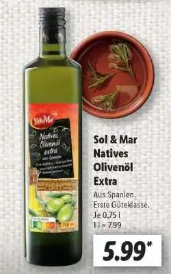 Lidl Sol & Mar Natives Olivenöl Extra Angebot