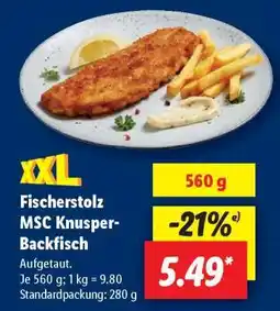 Lidl Fischerstolz MSC Knusper-Backfisch Angebot