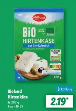 Lidl Bioland Hirtenkäse Angebot