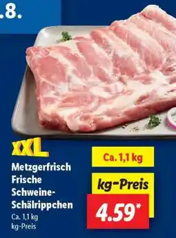 Lidl Metzgerfrisch Frische Schweine-Schälrippchen Angebot