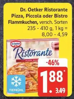 Edeka Dr. Oetker Ristorante Pizza, Piccola oder Bistro Flammkuchen Angebot