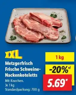 Lidl Metzgerfrisch Frische Schweine-nackenkoteletts Angebot